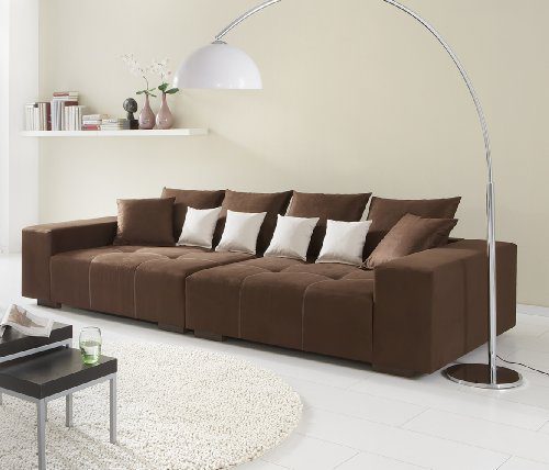 Big Sofa - Made in Germany - Bezug Alcatex Noble Lux - Freie Farbwahl ohne Aufpreis aus ca. 70 Farben - Nahezu jedes Sondermaß möglich! Sprechen Sie uns an. Info unter 05226-9845045 oder info@highlight-polstermoebel.de