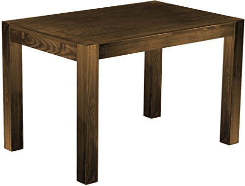 Brasilmöbel Esszimmer Tisch Rio, Pinie Massivholz, geölt und gewachst Eiche antik, L/B/H: 120 x 80 x 77 cm, Rio Kanto