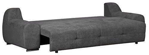Cavadore 5158 Big Sofa mit Bettfunktion Benderes, 266 x 70 x 102 cm, Kati fango