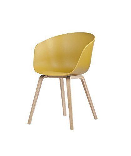 HAY - About a Chair AAC 22 - senfgelb - klar lackiert - Hee Welling - Design - Esszimmerstuhl - Speisezimmerstuhl