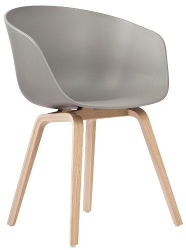 Hay AAC 22 about a chair Grau hay schalenstuhl eichenholz- vierbeingestell aac 22 grau design hee welling