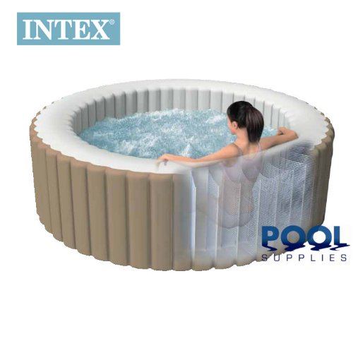Intex Pure Spa Deluxe Inflatable 4 Person Portable Spa Hot Tub Jacuzzi Complete Set Up
