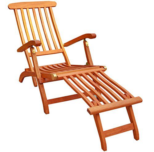 KMH®, Deckchair aus Eukalyptusholz (#101908)
