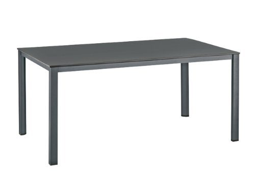 Kettler Tisch, 160 x 95 cm, anthrazit/anthrazit