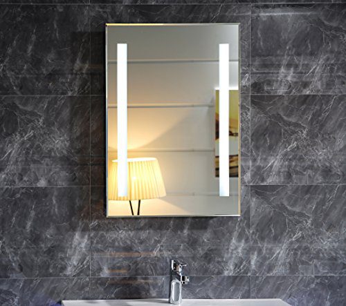 LED Badspiegel Wandspiegel mit Beleutung (B) 50 cm x (H) 70 cm