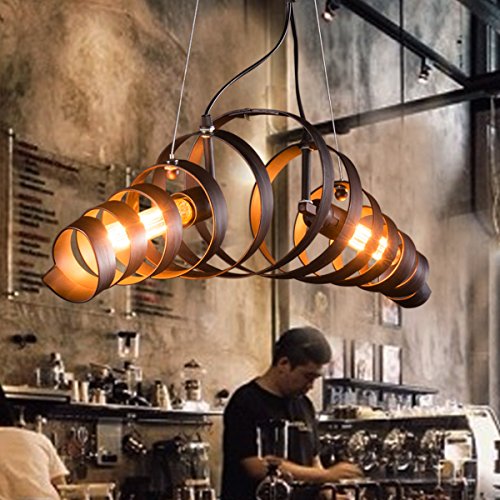 Pendelleuchte Retro bar Eisen-Lampe modernen minimalistischen industriellen Stil Kronleuchter