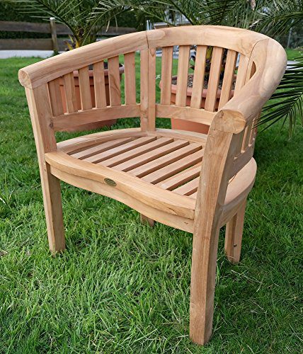 TEAK Bananensessel Gartensessel Gartenstuhl Sessel Holzsessel Gartenmöbel Holz geölt sehr robust Modell: COCO von AS-S