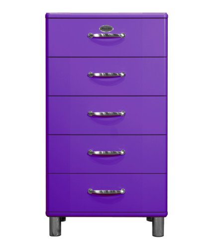 Tenzo 5215-040 Malibu, Designer Kommode, 111 x 60 x 41 cm, MDF lackiert, violett