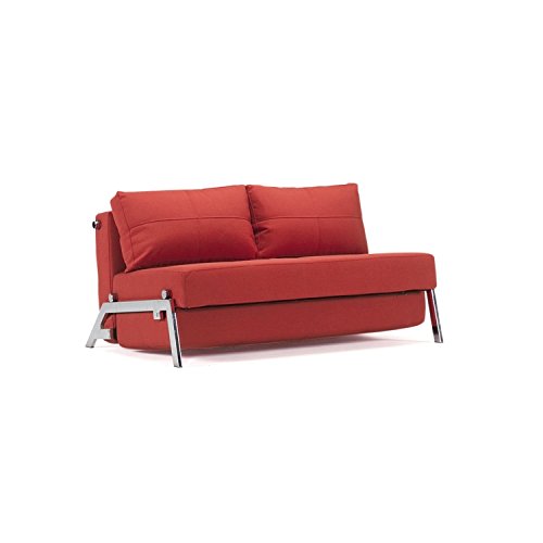 Innovation Schlafsofa Cubed Deluxe, Funktionssofa rot