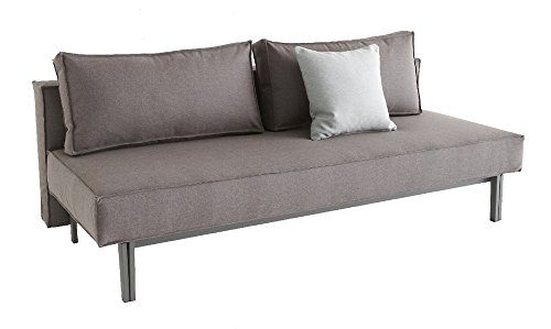 Innovation - Sly Schlafsofa - granit - schwarz - Design - Sofa