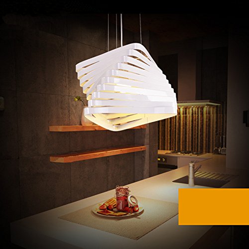BAYTTER® Design Hängeleuchte Pendelleuchte Deckenlampe E27 für Esszimmer Schlafzimmer in weiß, Größe wählbar