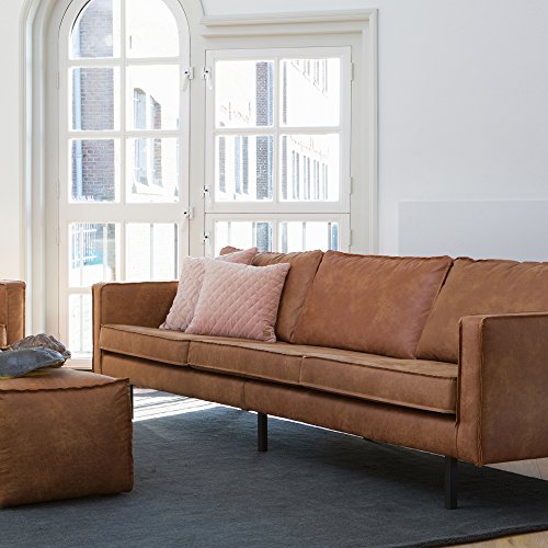 3 Sitzer Sofa RODEO Echtleder Leder Lounge Couch Garnitur braun