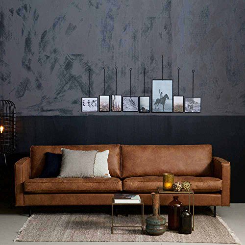 Pharao24 Design Couch in Braun Recycling Leder