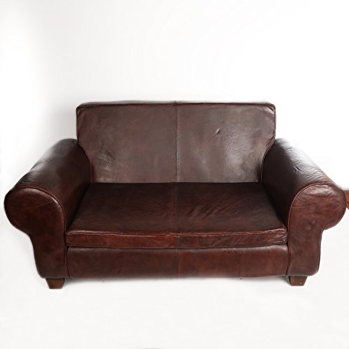 Ledersofa Braun Echtes Leder Couch Sofa Big Braun Vintage XXL Designer Neu