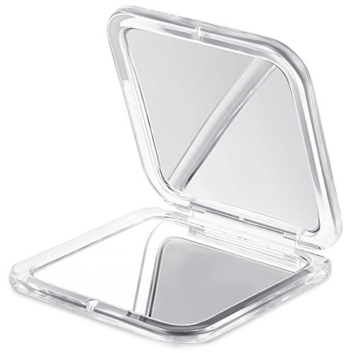 Jerrybox Make up Taschenspiegel 1X/10X Vergrößerungsspiegel Klappbarer Zweiseitiger Kosmetikspiegel Mini Faltbarer…